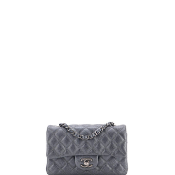 Chanel Classic Single Flap Bag Quilted Caviar Mini