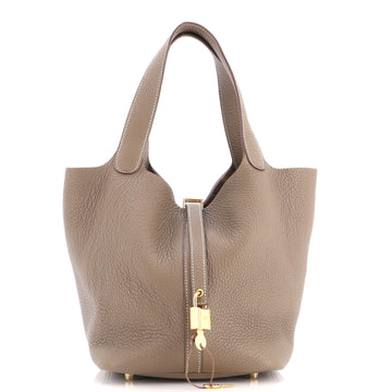 Hermes Picotin Lock Bag Clemence MM