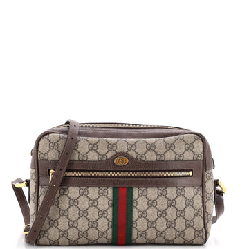 Gucci Ophidia Shoulder Bag GG Coated Canvas Small