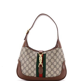 Gucci Jackie 1961 Hobo GG Coated Canvas Small
