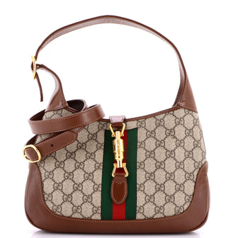 Gucci Jackie 1961 Hobo GG Coated Canvas Small