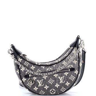 Louis Vuitton Loop Handbag Monogram Jacquard Denim