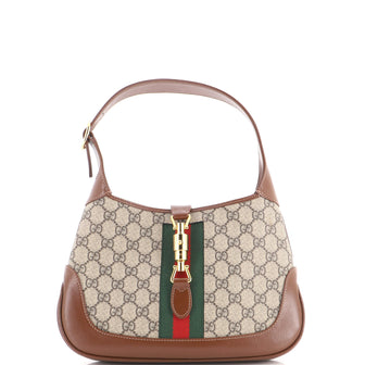 Gucci Jackie 1961 Hobo GG Coated Canvas Small