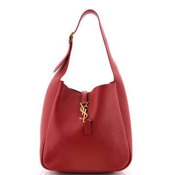Saint Laurent Le 5 a 7 Supple Hobo Leather Small