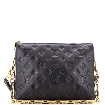 Louis Vuitton Coussin Bag Monogram Embossed Lambskin PM