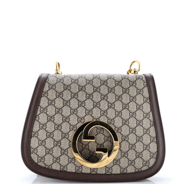 Gucci Blondie NM Top Handle Bag GG Coated Canvas Medium