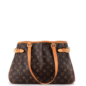 Louis Vuitton Batignolles Handbag Monogram Canvas Horizontal