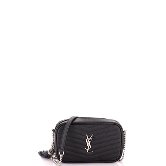 Saint Laurent LouLou Crossbody Bag Matelasse Chevron Leather Mini