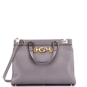 Gucci Zumi Top Handle Bag Leather Medium