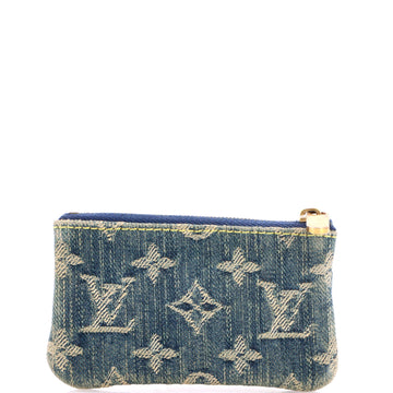 Louis Vuitton Key Pouch Monogram Denim