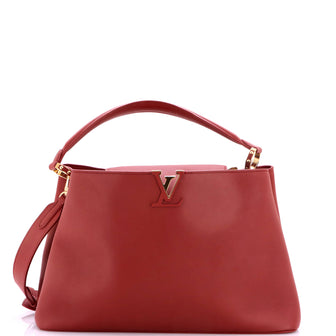 Louis Vuitton Capucines Souple Bag Leather GM