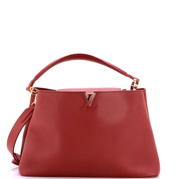 Louis Vuitton Capucines Souple Bag Leather GM