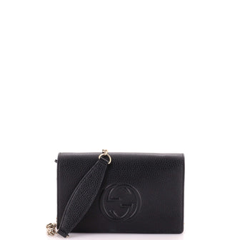 Gucci Soho Wallet on Chain Leather