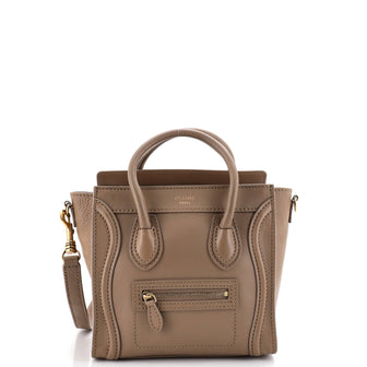Celine Luggage Bag Smooth Leather Nano