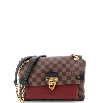 Louis Vuitton Vavin Handbag Damier with Leather PM