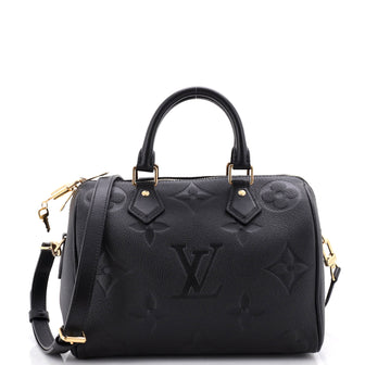 Louis Vuitton Speedy Bandouliere Bag Monogram Empreinte Giant 25