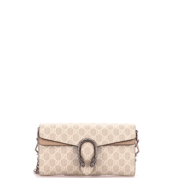 Gucci Dionysus East-West Flap Bag GG Coated Canvas Small