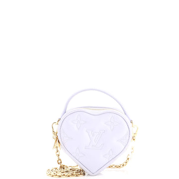 Louis Vuitton Pop My Heart Pouch Bag Bubblegram Leather
