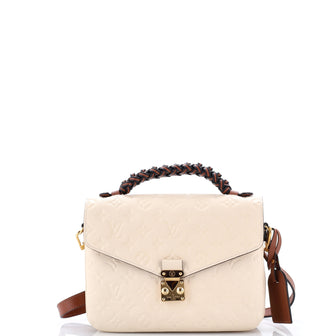 Louis Vuitton Braided Handle Pochette Metis Monogram Empreinte Leather