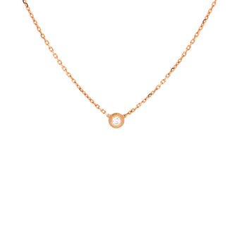 Cartier Cartier D'Amour Pendant Necklace 18K Rose Gold with Diamond XS
