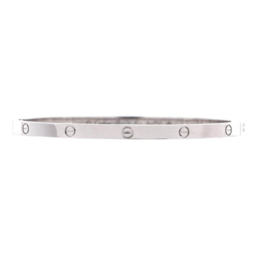 Cartier Love Bracelet 18K White Gold Small