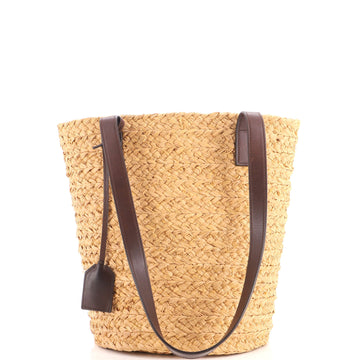 Saint Laurent Panier Basket Shopper Raffia Small
