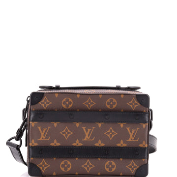 Louis Vuitton Handle Soft Trunk Bag Macassar Monogram Canvas