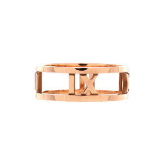 Tiffany & Co. Atlas Open Ring 18K Rose Gold 7mm