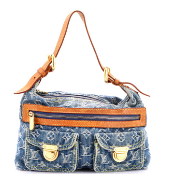 Louis Vuitton Baggy Handbag Denim PM