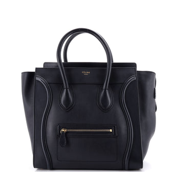 Celine Luggage Bag Smooth Leather Mini
