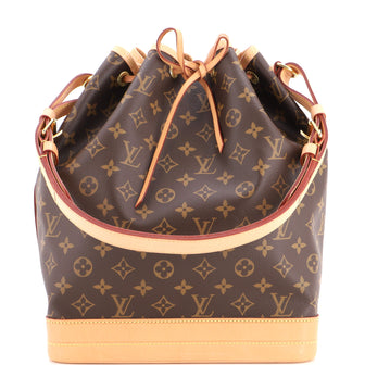 Louis Vuitton Noe Handbag Monogram Canvas Large