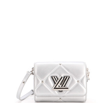 Louis Vuitton Twist Handbag Studded Quilted Leather PM