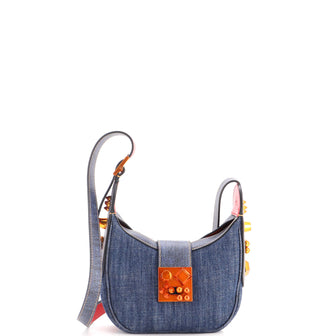 Christian Louboutin Carasky Hobo Denim Mini