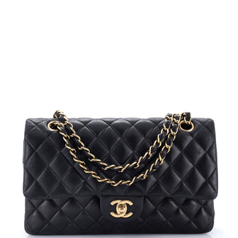 Chanel Classic Double Flap Bag Quilted Lambskin Medium