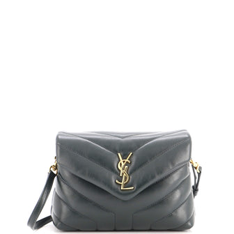 Saint Laurent Loulou Shoulder Bag Matelasse Chevron Leather Toy