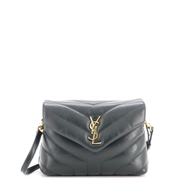 Saint Laurent Loulou Shoulder Bag Matelasse Chevron Leather Toy
