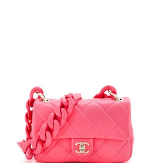 Chanel Funky Match Flap Bag Quilted Caviar Mini