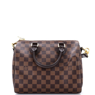 Louis Vuitton Speedy Bandouliere Bag Damier 25