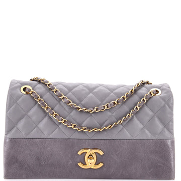 Chanel Soft Elegance Flap Bag Quilted Distressed Calfskin Jumbo