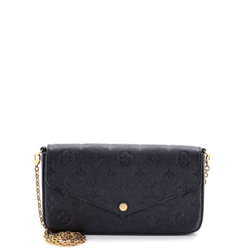 Louis Vuitton Felicie Pochette Monogram Empreinte Leather