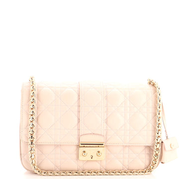 Christian Dior Miss Dior Flap Bag Cannage Quilt Lambskin Medium