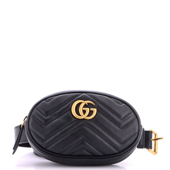 Gucci GG Marmont Belt Bag Matelasse Leather