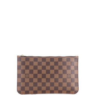Louis Vuitton Chain Wristlet Pochette Damier
