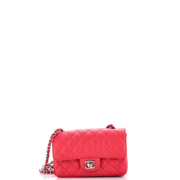 Chanel Classic Single Flap Bag Quilted Caviar Mini
