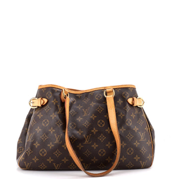 Louis Vuitton Batignolles Handbag Monogram Canvas Horizontal