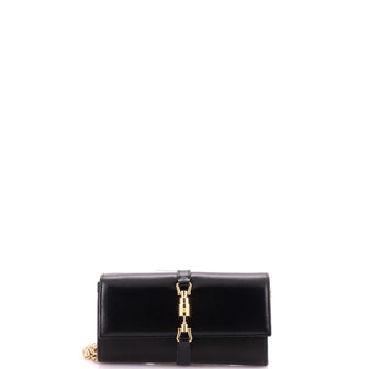 Gucci Jackie 1961 Continental Chain Wallet Leather