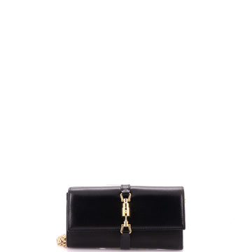 Gucci Jackie 1961 Continental Chain Wallet Leather