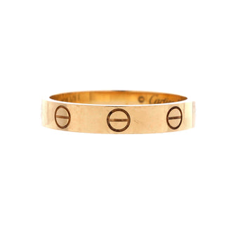 Cartier Love Wedding Band Ring 18K Yellow Gold