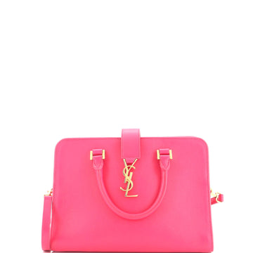 Saint Laurent Monogram Cabas Leather Small