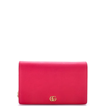 Gucci Petite GG Marmont Chain Wallet Leather Mini